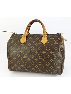 Louis Vuitton Monogram Canvas Speedy Handbag 30